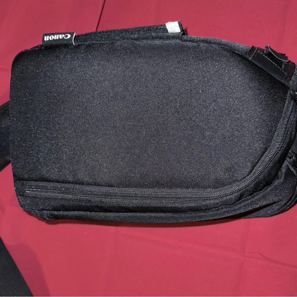 Canon Black Messenger Bag Durable Utility Design